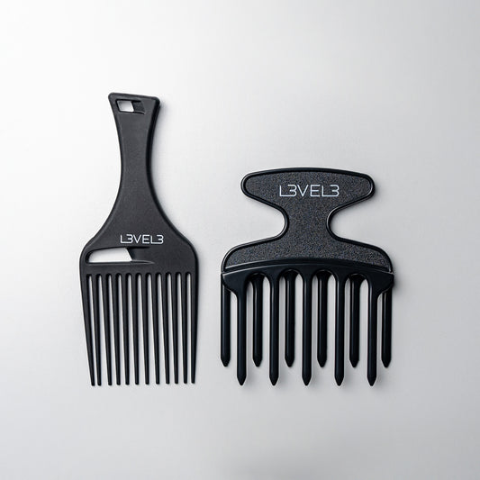 Level 3 Hair Pick Comb Set